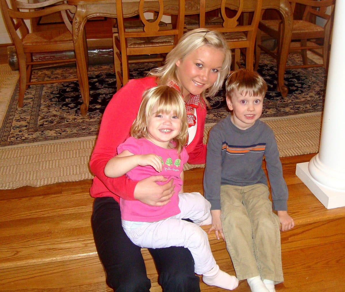An au pair with two children in Germany